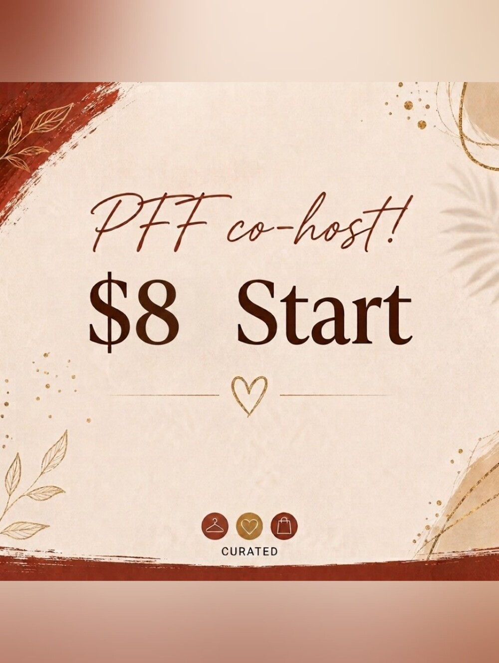 *** PFF CO-HOST SHOW *** $8 Start Unlisted Item 1--50